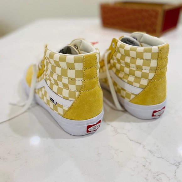 Sk8-Hi Pro Checkerboard Vans - Picture 7 of 12